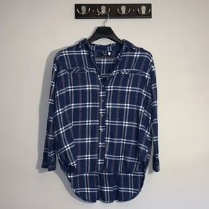 Oversized Hi Lo Flannel